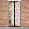 Garden Of Eden Szúnyogháló függöny ajtóra -mágneses- 100 x 210 cm - színes pillangós