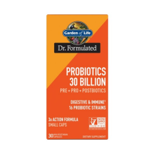 Garden of Life Dr. Formulált probiotikumok 30 milliárd, 30 kapszula vitamin és táplálékkiegészítő