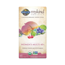 Garden of Life Mykind Organics Női Multi 40+, női multivitamin, 60 db gyógynövény tabletta vitamin és táplálékkiegészítő
