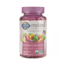 Garden of Life Mykind Women gumicukor, multivitamin nőknek 40+, 120 gumicukor vitamin és táplálékkiegészítő