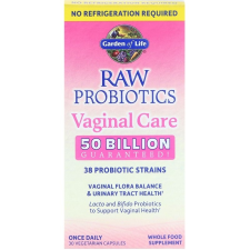 Garden of Life Probiotikum , hüvely védelme, RAW Probiotics Vaginal Care, 30 db, Garden of Life vitamin és táplálékkiegészítő