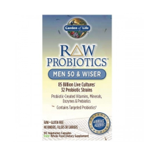 Garden of Life RAW probiotikumok férfiaknak 50+ után - 85 milliárd CFU, 90 növényi kapszula gyógyhatású készítmény