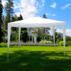 GardenLine Kerti pavilon - Fehér - 3 x 3 m