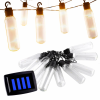GardenLine Solar Garden Garland 10x LED fénylánc dekoratív golyók 3,8 m meleg