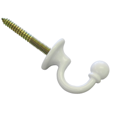 Gardinia DÍSZAKASZTÓ FEHÉR, FÉM, 3CM D18MM, 2DB/CS BAROKK barkácsolás, csiszolás, rögzítés