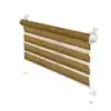 Gardinia EASYFIX zebra roló oldalfeszítéssel, barna, ajtóra: 68x215 cm
