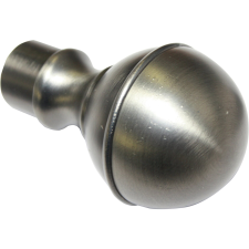 Gardinia Europa Geo végzáró   19 mm-hez ezüstszínű 12 cm x 10 cm karnis, függönyrúd