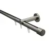  Gardinia Isa függönyrúd szett 1 sín belső vezetésű II Ø 20 mm 220 cm nemesacél