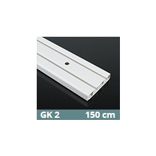 Gardinia Mennyezeti műanyag karnis (GK2) - 2 soros - 150 cm karnis, függönyrúd