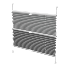 GARDINIA Pliszé Két Vászonnal - Éjjel-Nappal Thermo Szürke 68,0x150 lakástextília