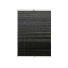 GARDINIA Pliszé Milla antracit, Crush vászon,80x220 cm lakástextília