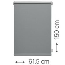 Gardinia Thermo - hőszigetelő és sötételő roló (ezüst) 61.5x150 cm lakástextília
