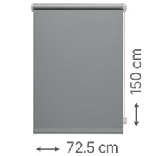 Gardinia Thermo - hőszigetelő és sötételő roló (ezüst) 72.5x150 cm lakástextília