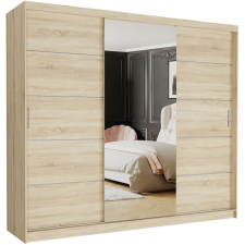  Gardróbszekrény Norvio I. 250x218x60 cm, sonoma bútor
