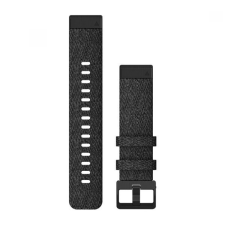 Garmin Fenix 6S óraszíj 20mm nylon fekete nylon fekete csat (QuickFit) okosóra kellék