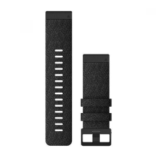 Garmin Fenix 6X óraszíj 26 mm fekete nylon fekete csat (QuickFit) okosóra kellék