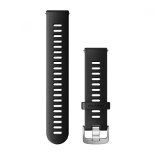 Garmin Forerunner 55 óraszíj 20mm szilikon fekete (Quick Release) okosóra kellék