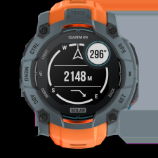 Garmin Instinct 3 szürke narancs szíjjal okosóra okosóra