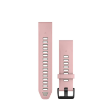 Garmin Óraszíj 20 mm rózsaszín/szürke szilikon (QuickFit) okosóra kellék