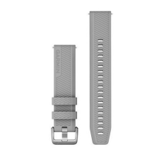 Garmin Óraszíj 20 mm szürke szilikon, rozsdamentes csat (Quick Release) Approach S40 okosóra kellék
