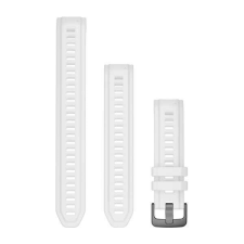 Garmin óraszíj extra hosszú kiegészítő pánttal (Instinct 2S) szilikon, 20mm fehér (010-13104-06) (010-13104-06) okosóra kellék