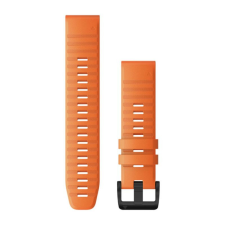 Garmin óraszíj Fenix 6 narancssárga szilikon (QuickFit 22) (010-12863-01) okosóra kellék