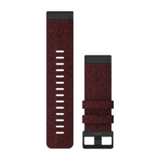 Garmin óraszíj Fenix 6X nylon piros (QuickFit 26) (010-12864-06) okosóra kellék