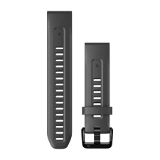 Garmin óraszíj QuickFit 20 grafit szilikon ( 010-13102-01) okosóra kellék