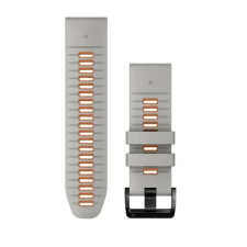 Garmin QuickFit óraszíj szilikon 26mm szürke/narancs (010-13281-02) okosóra kellék