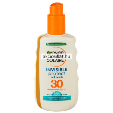 Garnier Ambre Solaire Invisible Protect Refresh fényvédő spray SPF30 200ml naptej, napolaj