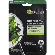 Garnier Pure Charcoal Purifying & Hydrating Pore-Tightening Black Tissue Mask 28 g bőrápoló szer