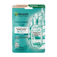 Garnier SKIN NATURALS Hyaluronic Aloe textilmaszk (28g) arcpakolás, arcmaszk