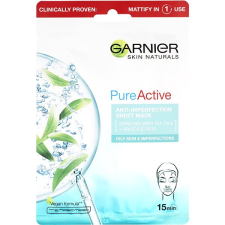 Garnier Skin Naturals Pure Active Anti-Imperfection Sheet Mask 28 g arcpakolás, arcmaszk