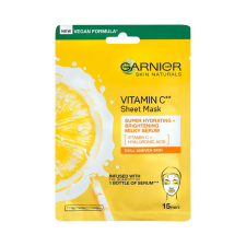 Garnier Skin Naturals Ragyogást adó fátyolmaszk C-vitaminnal (28 g) arcpakolás, arcmaszk