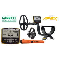  Garrett ACE APEX fémkereső 15x28DD szondával + fejhallgató+Pro-Pointer AT fémdetektor