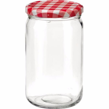 Gastro Befőttes üveg 720 ml, 6 db, kockás csavarós tető, lekvárra, Gastro konyhai eszköz