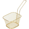 Gastro Felszolgáló kosár, Gastro 10,5x8,5x7 cm, arany