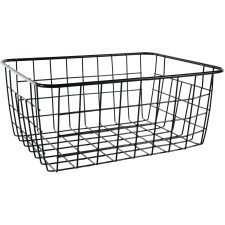 Gastro Fémkosár, fekete, magasság: 125 mm, hossz: 280 mm, szélesség: 220 mm konyhai eszköz