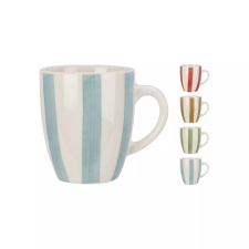 Gastro Kerámia kávésbögre csíkokkal, különböző színekben, Űrtartalom: 0,34 liter, Magasság: 105 mm bögrék, csészék