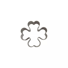 Gastro Kiszúró forma Lóhere, rozsdamentes acél sütés és főzés