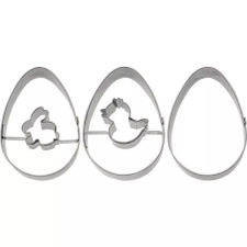 Gastro Kiszúróforma, rozsdamentes, 3 db, nyuszi/csibe/tojás sütés és főzés