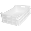 Gastro Műanyag láda, 30 l, 60x40x19 cm, fehér