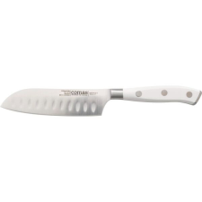 Gastro Santoku kés, 12,5 cm penge, fehér kés és bárd