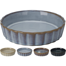 Gastro Sütőedény, kerámia, különböző színek, magasság: 30 mm, átmérő: 125 mm edény