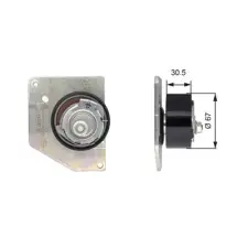 Gates feszítő, fogasszíj T43207 autóalkatrész