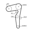 Gates Fogasszíj 5646XS