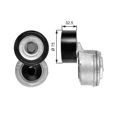 Gates Szíjfeszítő, hosszbordás szíj GATES T38640 autóalkatrész