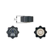 Gates Zárófedél, hűtőfolyadék-tartály GATES RC218 autóalkatrész