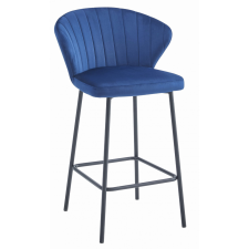  GATTA szék - sötétkék bársony / fekete lábak x 3 bútor