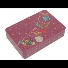 Gawol Konyhai fémdoboz 185x125x40mm, Xmas Ornaments papírárú, csomagoló és tárolóeszköz